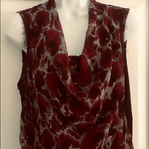 Vera Wang sleeveless blouse